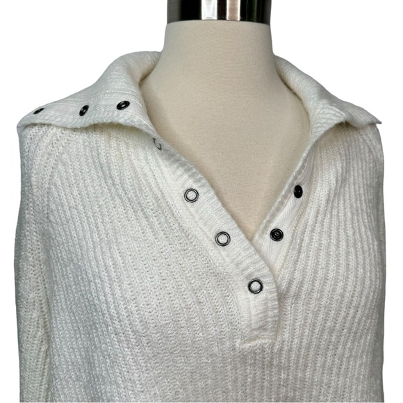 BDG Lexi Henley Fuzzy Crop Sweater M - Picture 7 of 16